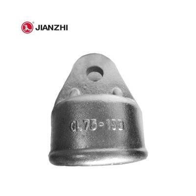 Chine JIANZHI High Voltage Terminal Insulator Cap Insulation Fitting Porcelain Electrical Insulator à vendre