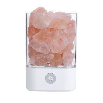 China Eco-friendly Red Natural Himalayan Crystal Salt Lamp Bdroom Night Light for sale