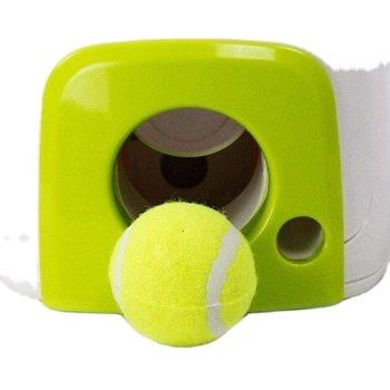 China Sustainable Food Reward Machine For Dogs With Interactive Tennis Ball Stress for sale