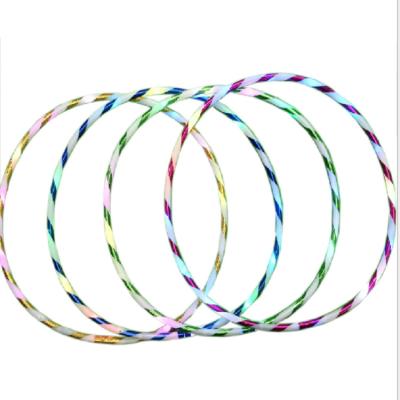 China Colorful Glowing Polynesian Dance Ring Exercise Hoops Durable Strength Training for sale