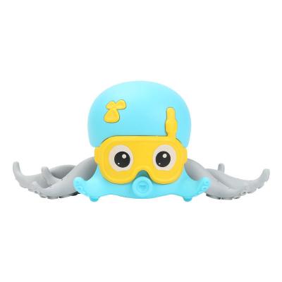 China Bath Toy Hot Summer Amphibious Water Pull Wind Toys Octopus Bath Walking Toys For Children for sale