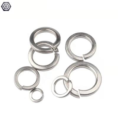 China 304 Stainless Steel Spring Washer Metallized Open Elastic Gasket for sale