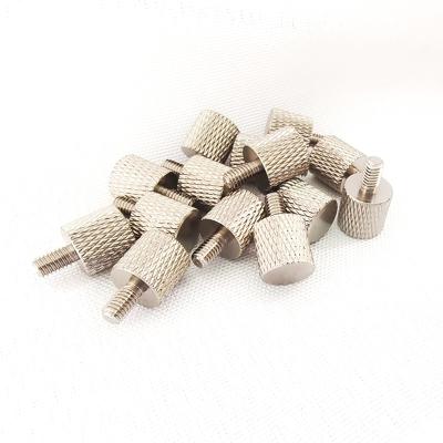 China Chassis motherboard cylinder head knurled hand tightened screws for aluminum alloy battery adapter screw for sale