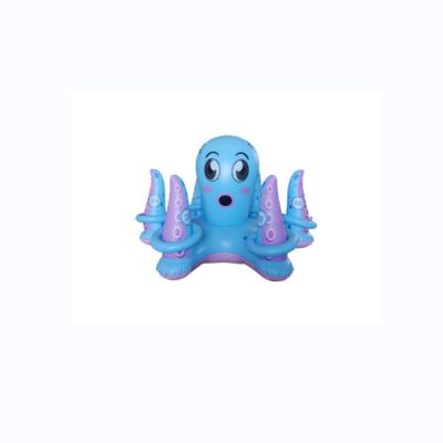 China Water Fun Sets 2022 Blue Octopus Outdoor Inflatable Pool For Kids Ring Toss Inflatable Game Garden Pool Ring Swim Float for sale