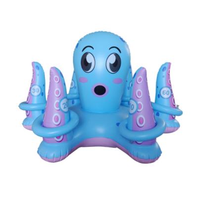 China Water Fun Sets Inflatable Squid Pool Float Lounge Custom Tube Pool Water Play Equipment For Summer Beach Pool for sale