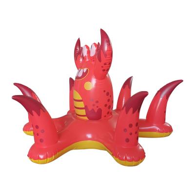 China Water Amusement Sets Poolside Receiving Toys Launching Water Outdoor Floating Inflatable Crab Game Toy Games for sale