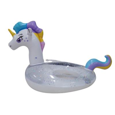 China Wholesale Water Fun Places Inflatable Floating Water Toys Good Quality Ride On Beach Unicorn Inflatable Swimming Ring for sale