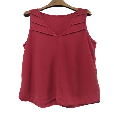 China Breathable V-Neck OEM Single Supplier Quick Design Sleeveless Standard Custom Soft Vest for sale