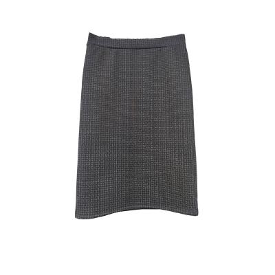 China Anti-Static XS-XL Gray/Black Size Anti-Static Color Hip Skirt Women Breathable Straight Polyester Knitted for sale