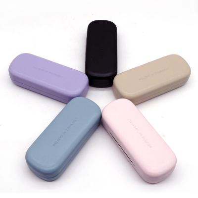 China Fashional Glasses Case Custom Fashionable Logo PU Eye Glass Cases For Optical Frame Package Eyewear Box for sale