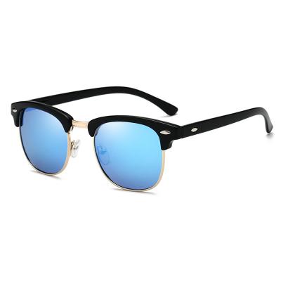 China 2022 Small Men's Classic Vintage Sun Glass Clear Sunglasses Luxury Fashion Half Frame Sun Glasses for sale