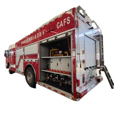 China China No.1 CIMC JINDUN Company High Quality Compressed Air Foam Fire Truck For Sale 7695x2500x3100 for sale