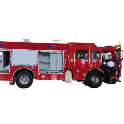 China Shanghai Top Selling Compressed Air Foam Fire Trucks Product CAM System For Sale 7695x2500x3100 for sale