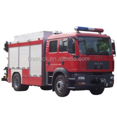 China Factory Price MAN Chemical Chassis Accident Rescue And Recovery Truck 8656x2500x3500mm for sale