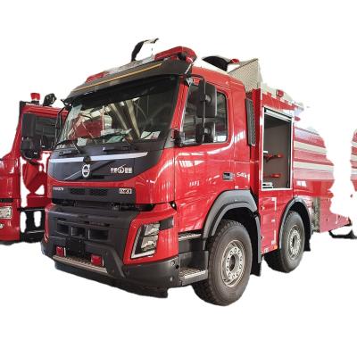 China Shanghai Classic Manufacturer CIMC-Jindun Platform Aerial Fire Trucks For Sale 7695x2500x3100 for sale