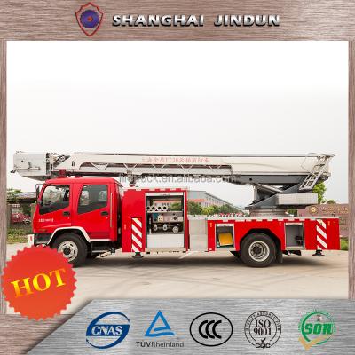 China China Supplier Ladder Hydraulic Fire Truck 9930 x 2480 x 3660 for sale