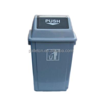 China Plastic garbage bin with Swing Lid for Sale for sale