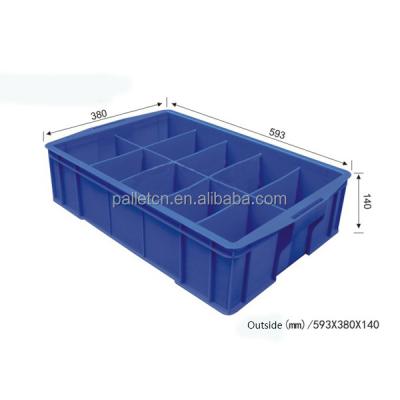 China Good Quality Plastic Turnover Storage Boxes With Partition for sale