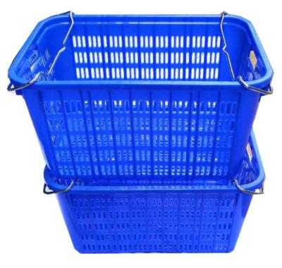 중국 HDPE stackable shipping transport vegetable fruit plastic crates 판매용