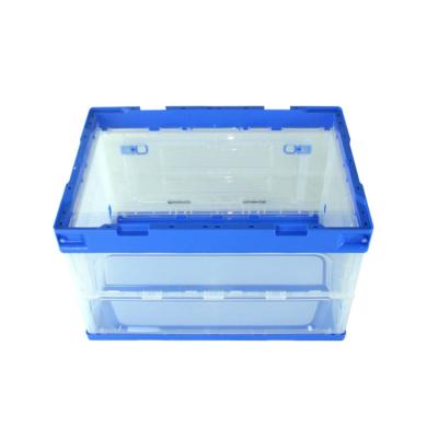 Κίνα Hot selling clear rectangle plastic folding box,collapsible storage box προς πώληση