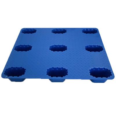 Cina 1200*1000 mm blow molded Warehouse Industrial Heavy Duty Plastic Pallet Industrial plastic logistic pallets in vendita