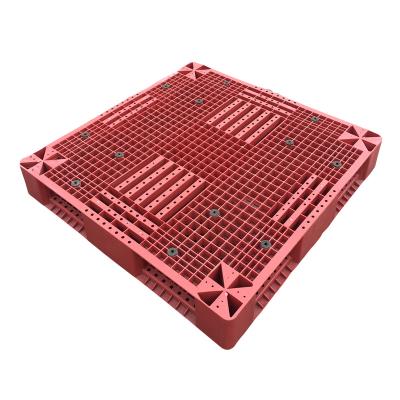 China Double sides 1400*1200 MM logistics pallet plastic heavy duty nestable plastic pallet à venda