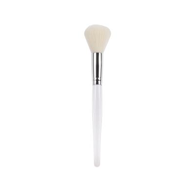 China Soft Special Hot Selling Cosmetic White Handle Fan Face Mask Foam Brush for sale