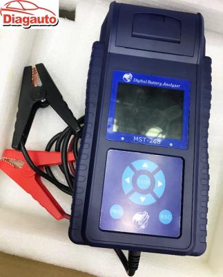 China ALL New Design Latest Vehicle Battery Tester Design Digital Battery Analyzer With Printer MST-268 Multi Language Support for sale