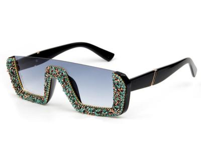 China New fashion sunglasses style sunglasses popular in Europe and America with diamond-studded sunglasses for sale