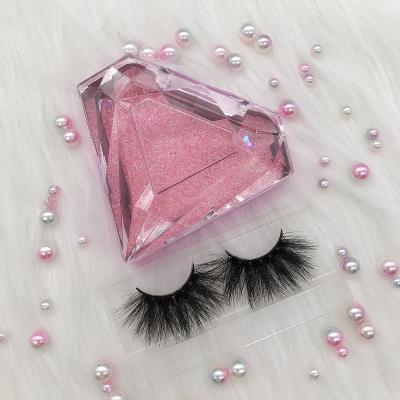 China 100% extra long mink fur seller lashes5d mink fur wholesale natural private label strip full lashes 25mm eyelashes with custom box for sale