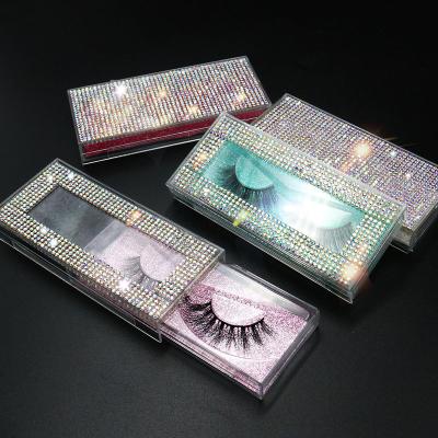 China Other Seller 2020 New Handmade Fluffy Curved Reusable Mink Lashes Lashes, 5d 25mm Mink Fur Lashes Fake for sale