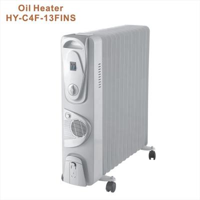 China Hotel HY-C4F-13fins 2500W 11 electric radiator oil filled radiator fins turbo fan for sale