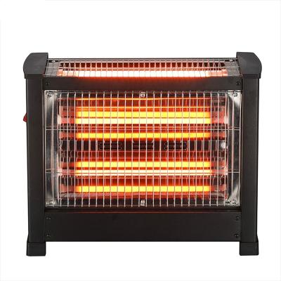 China Hotel 2 Face Room Electric Space Quartz Portable Heater With Safety Control 400W/800W/1600W for sale