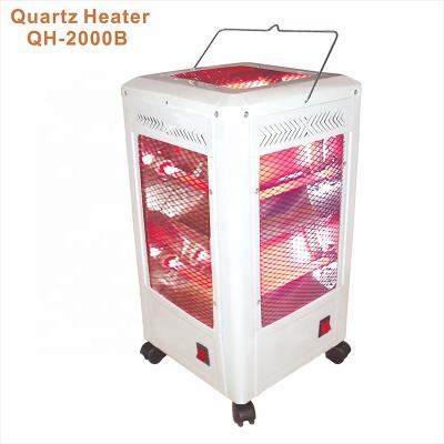 China Big 5 Faces Hotel Quartz Heater 2000W Gift Box Size 265*265*490mm for sale