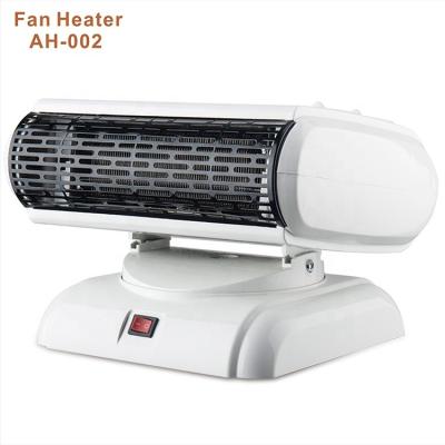 China Hotel Shaking Head Electric Fan Mini Portable PTC Heater Radiator For Home for sale