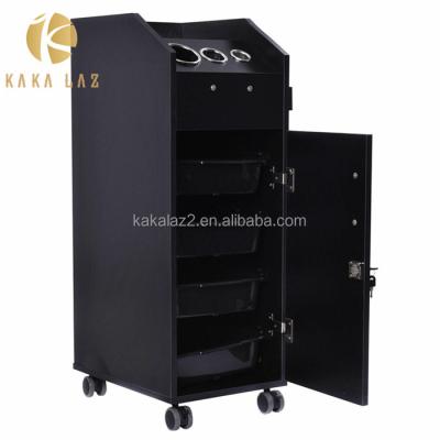 China Modern Hot Sales Manicure Pedicure Trolley Salon Furniture Nail Salon Trolley With Lock for sale