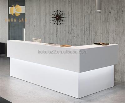 China Modern Hot Selling White Reception Lounge Reception Desk Counter for sale