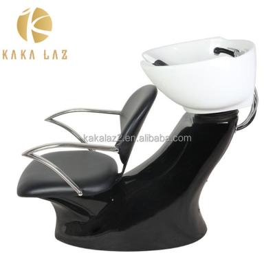 China Modern Shampoo Chair Massage Wash Unit Portable Shampoo Bowl Backwash Unit for sale