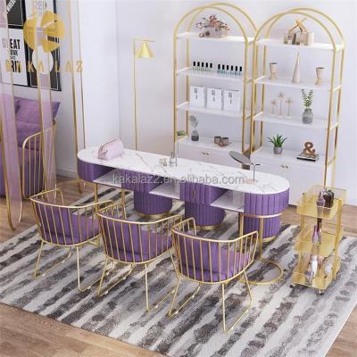 China Modern Nail Manicure Table Salon Table Nail Salon Equipment for sale