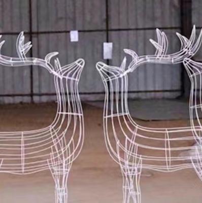 China Popular Stereoscopic Deer Event Decoration Decorcin De Fiestas Skeleton Gleamy Planning Supplies for sale