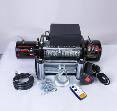 China 4X4 Or Monster4WD Truck Waterproof 12000LBS 4X4 Electric Winches For Towing ATV/UTV Road for sale