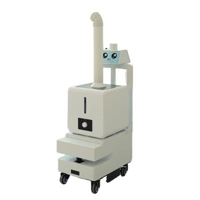 China Hotels Tarnish Sterilize Robot Autonomous Spray Disinfection Sterilization Robot For Hospital Disinfection Machine Hydrogen Perossid for sale