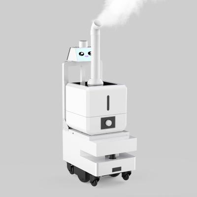 China Hotels New Full Auto Disinfect Sanitization Equipments Sterilizing Robot Machine Sprayer Type Disinfector For School for sale