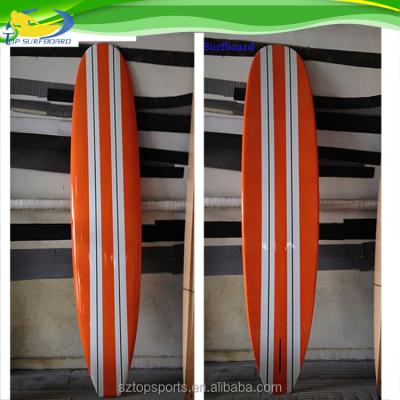 China EPS/PU Core or Customized TPS0082 PU/EPS Long Surfing Board Red Surfboard for sale