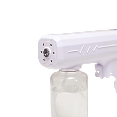 China Garden Gun Machine Light Blue Wireless Nano Current Vapor Spray Gun Portable Fogging Spray Atomizer for sale