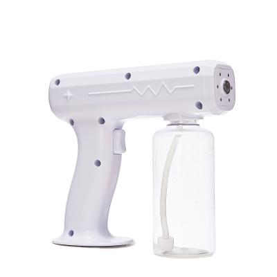 China 2020 Garden Gun Most Popular Blue Ray Battery Atomizer Anion Nano Steam Sterilization Spray Gun for sale