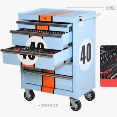 China Movable Tool Cabinet With Tool Trolley Set Tool Trolley Box for sale