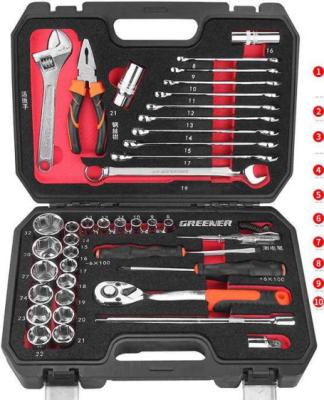 China Garage Shop Tools Repair Tool Kit Multifunctional Bicycle Repair Tools Plier Screwdriver Hand Tool Kit Set for sale