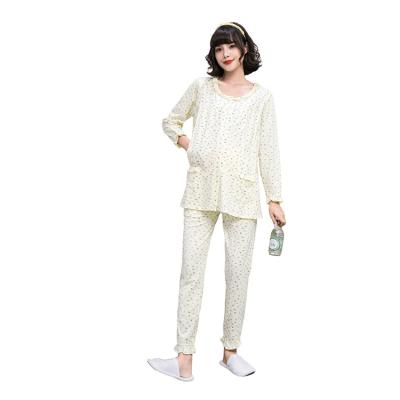 China Manufacturer Anti-Static Supplier China Cheap Breastfeeding Sleepwear Shorts Sleeve Adult Nursing Nursing Pajamas for sale