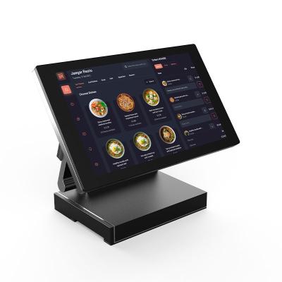 China Hotel Shopping Malls Restaurant POS System Factory Android POS Hardware 15.6 Inch Touch Screen Supermarket Retail Store All Dual In One POS System for sale